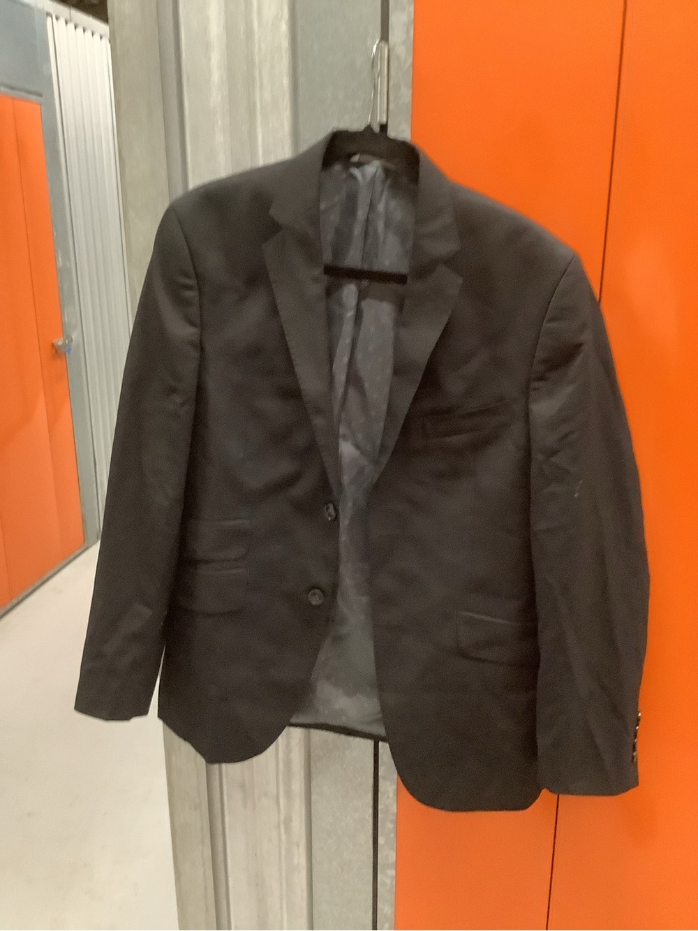 Perry Ellis Black Two-Button Sport Coat